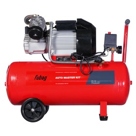 

Компрессор Fubag VDC/50 AUTO MASTER KIT, 2.2 кВт, 50 л, 220В, 10 предметов