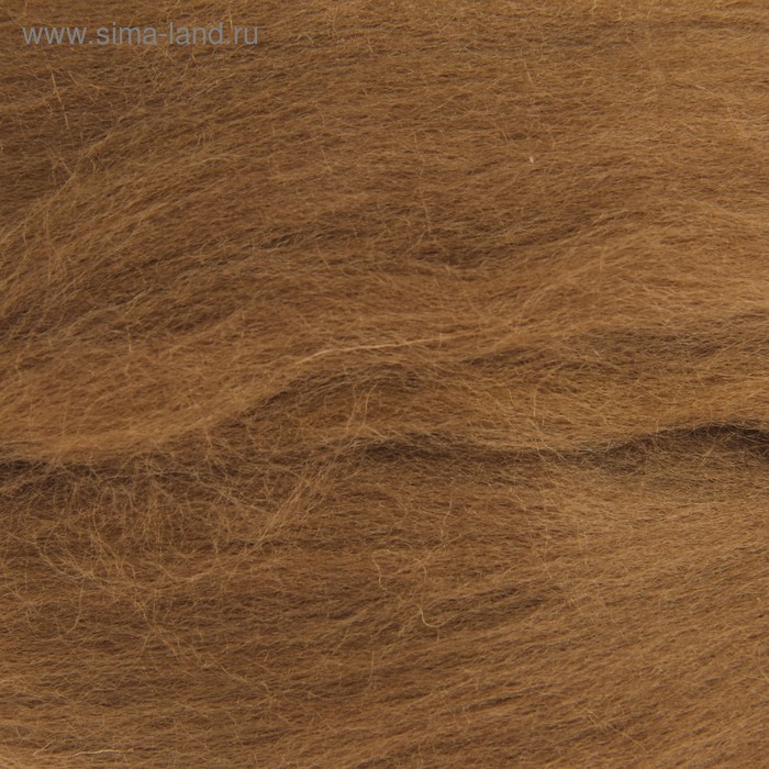 Шерсть для валяния 100% тонкая шерсть 50гр (165 т. бежевый)