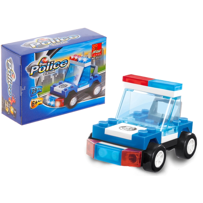 Конструктор «Полицейский патруль», 29-39 деталей, МИКС