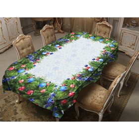 

Скатерть Новогодняя 150х220 см, габардин 100% п/э, 150гр/м2