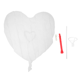 

Шар светящийся полимерный 20" «Сердечко», цвета МИКС