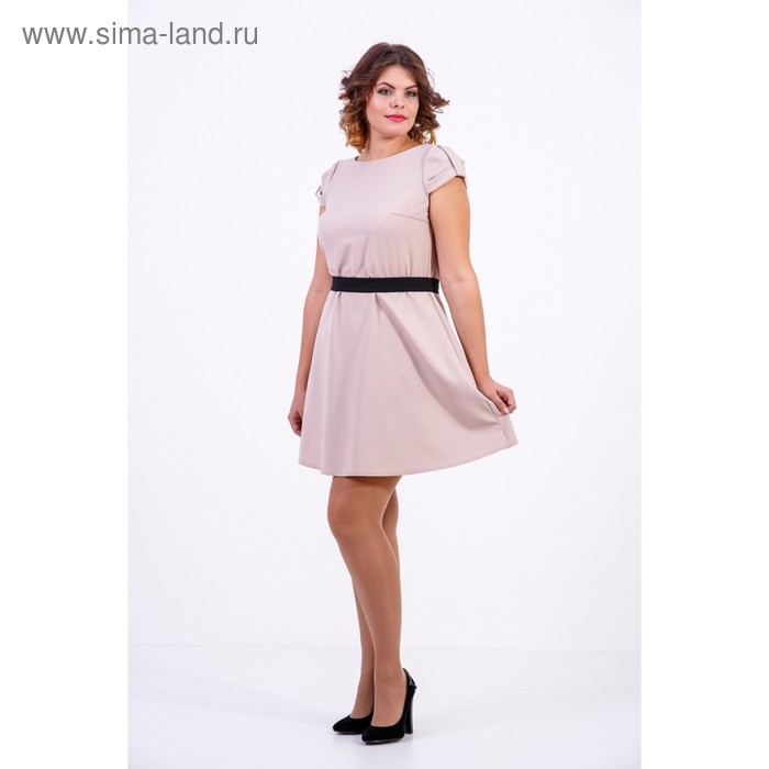 

Платье женское, размер 46, цвет бежевый