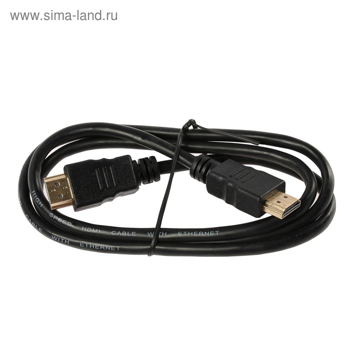 

Кабель видео "Гарнизон" GCC-HDMI-1M, HDMI(m)-HDMI(m), вер 1.4, 1 м, черный