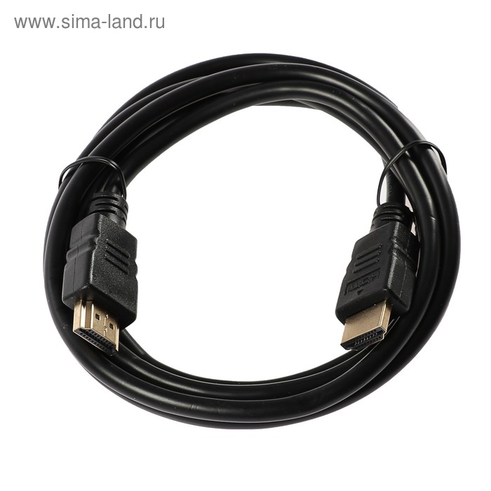 Кабель видео Гарнизон GCC-HDMI-1.8M, HDMI(m)-HDMI(m), вер 1.4, 1.8 м, черный кабель видео гарнизон gcc hdmi 1 8m hdmi m hdmi m вер 1 4 1 8 м черный