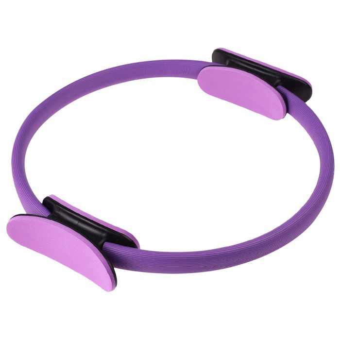 Кольцо для пилатеса ONLYTOP, d=37 см, цвет фиолетовый