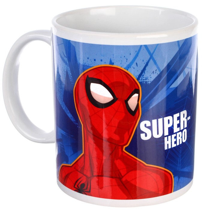 Кружка сублимация, 350 мл Супер-мен, Человек-паук кружка супер герой человек паук 350 мл