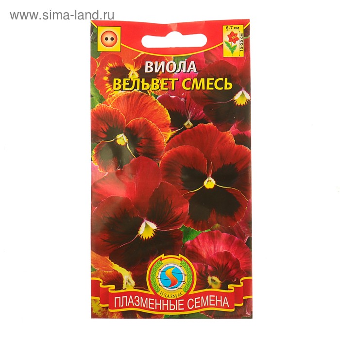 

Семена цветов Виола "Вельвет", 0,1 г