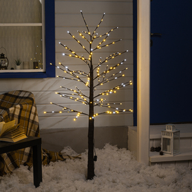 купить Светодиодное дерево 1.5 м, 224 LED, мерцание, 220 В, свечение белое