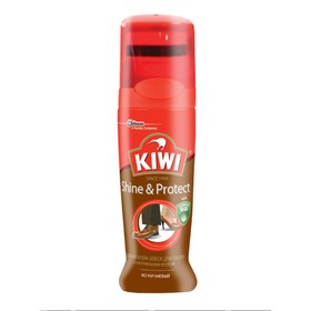 

Жидкий крем-блеск для обуви Kiwi Shine Protect, коричневый, 75 мл