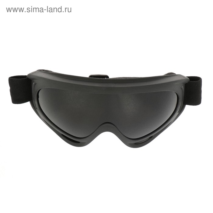 очки маска для езды на мототехнике разборные стекло с затемнением черные Очки для езды на мототехнике, стекло с затемнением, цвет черный