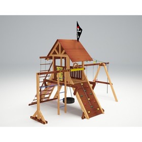 

Детский спортивно-игровой комплекс уличный «Савушка» Lux 3, 600 × 510 × 370 см