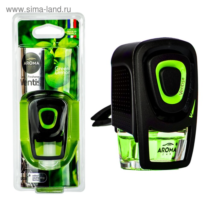Ароматизатор на дефлектор VENTIS Aroma Car, Green Lemon AC92916