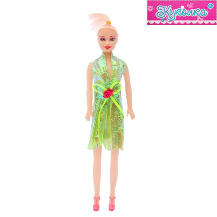 Кукла модель "Ника" в платье, МИКС