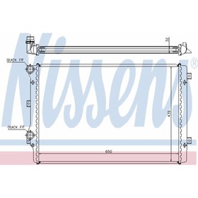 

Радиатор охлаждения двигателя NISSENS 65279A