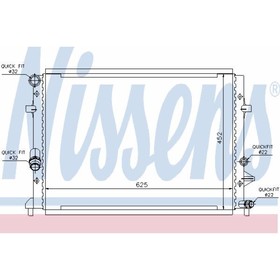 

Радиатор охлаждения двигателя NISSENS 65295