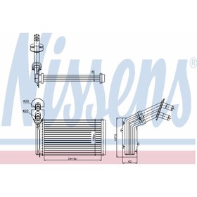 

Радиатор отопителя NISSENS 73973