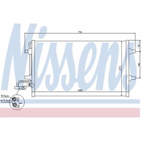 

Радиатор кондиционера NISSENS 940154