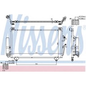 

Радиатор кондиционера NISSENS 940165