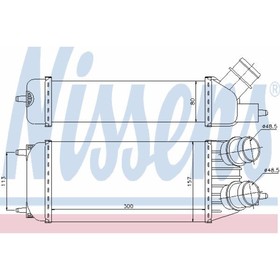 

Радиатор кондиционера NISSENS 96613