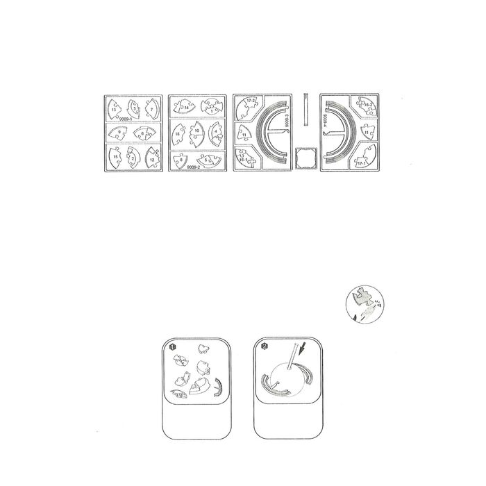 Пазл 3D кристаллический, "Сатурн", 40 деталей