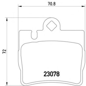 

Колодки тормозные TEXTAR 2307801