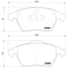 

Колодки тормозные TEXTAR 2358704