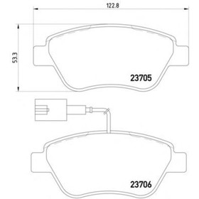 

Колодки тормозные TEXTAR 2370502