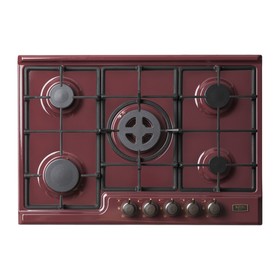 

Варочная поверхность Körting HG 7115 CTRR, газовая, 5 конфорок, 70 см, красная