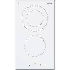 

Варочная поверхность Körting HK 32033 BW, электрическая, 2 конфорки, сенсор, белая