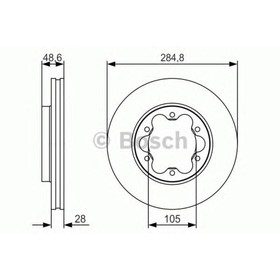 

Диск тормозной BOSCH 0986479R27