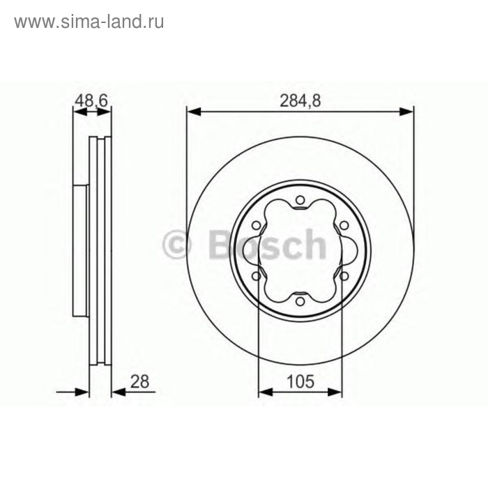 фото Диск тормозной bosch 0986479r27