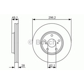 

Диск тормозной BOSCH 0986479R28