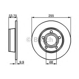 

Диск тормозной BOSCH 0986478704