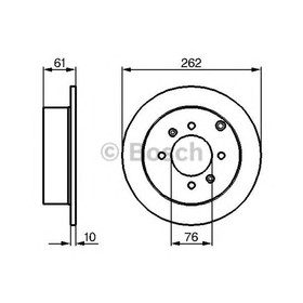 

Диск тормозной BOSCH 0986479125