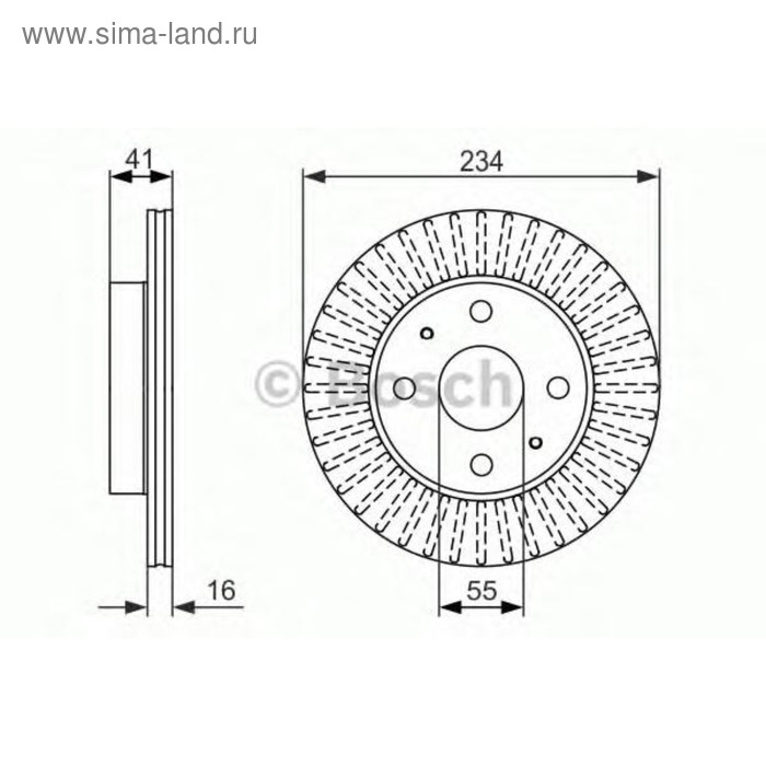 фото Диск тормозной bosch 0986479592