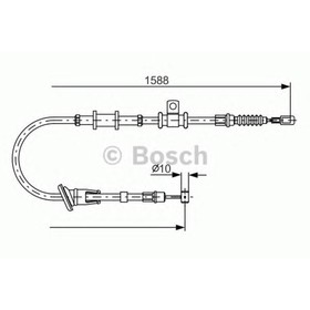 

Трос, стояночная тормозная система BOSCH 1987482246