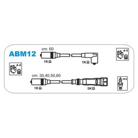 

Провода высоковольтные JANMOR ABM12