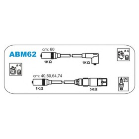 

Провода высоковольтные JANMOR ABM62