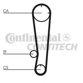 

Ремень ГРМ CONTITECH CT738