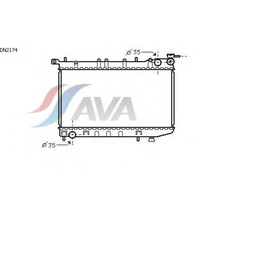 

Радиатор системы охлаждения AVA QUALITY COOLING DN2174