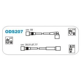 

Провода высоковольтные JANMOR ODS207