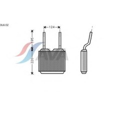 

Радиатор отопителя AVA QUALITY COOLING OL6132