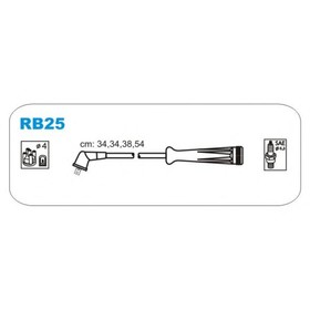 

Провода высоковольтные JANMOR RB25