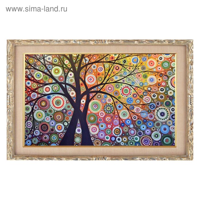 Алмазная мозаика «Райский сад» 29 × 20 см, 22 цвета