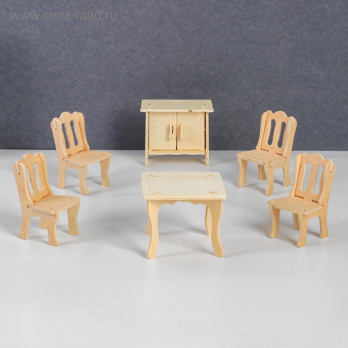 3D-модель сборная деревянная Чудо-Дерево «Гостиная» сборная деревянная модель гостиная p011 2 60 чернусь