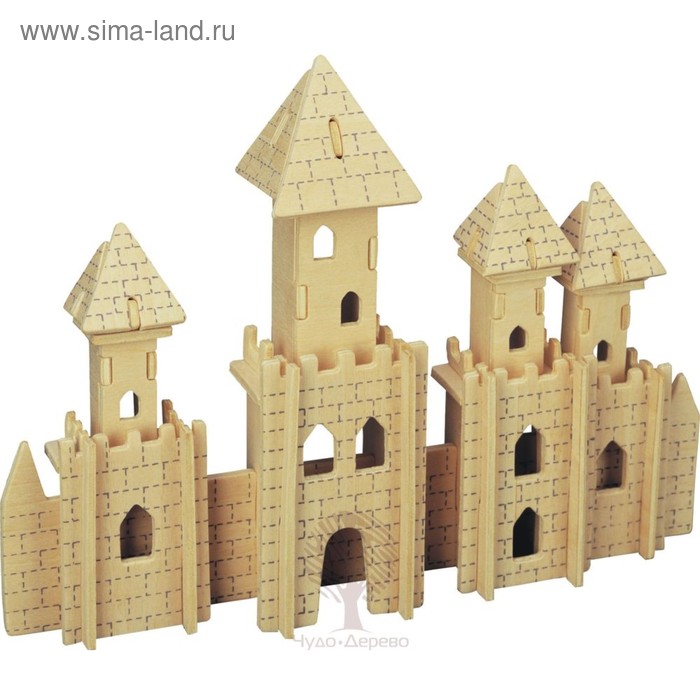 3D-модель сборная деревянная Чудо-Дерево «Крепость» сборная деревянная модель крепость принца