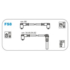 

Провода высоковольтные JANMOR FS8
