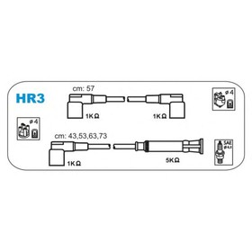 

Провода высоковольтные JANMOR HR3