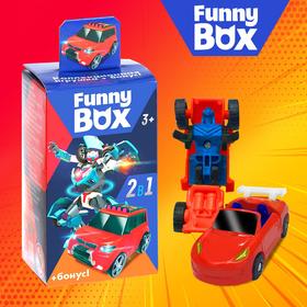 Набор для детей Funny Box «Трансформеры» Набор: карточка, фигурка, лист наклеек, МИКС Ош