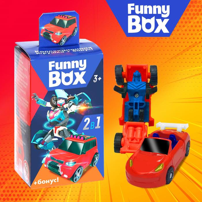 

Набор для детей Funny Box «Трансформеры» Набор: карточка, фигурка, лист наклеек, МИКС